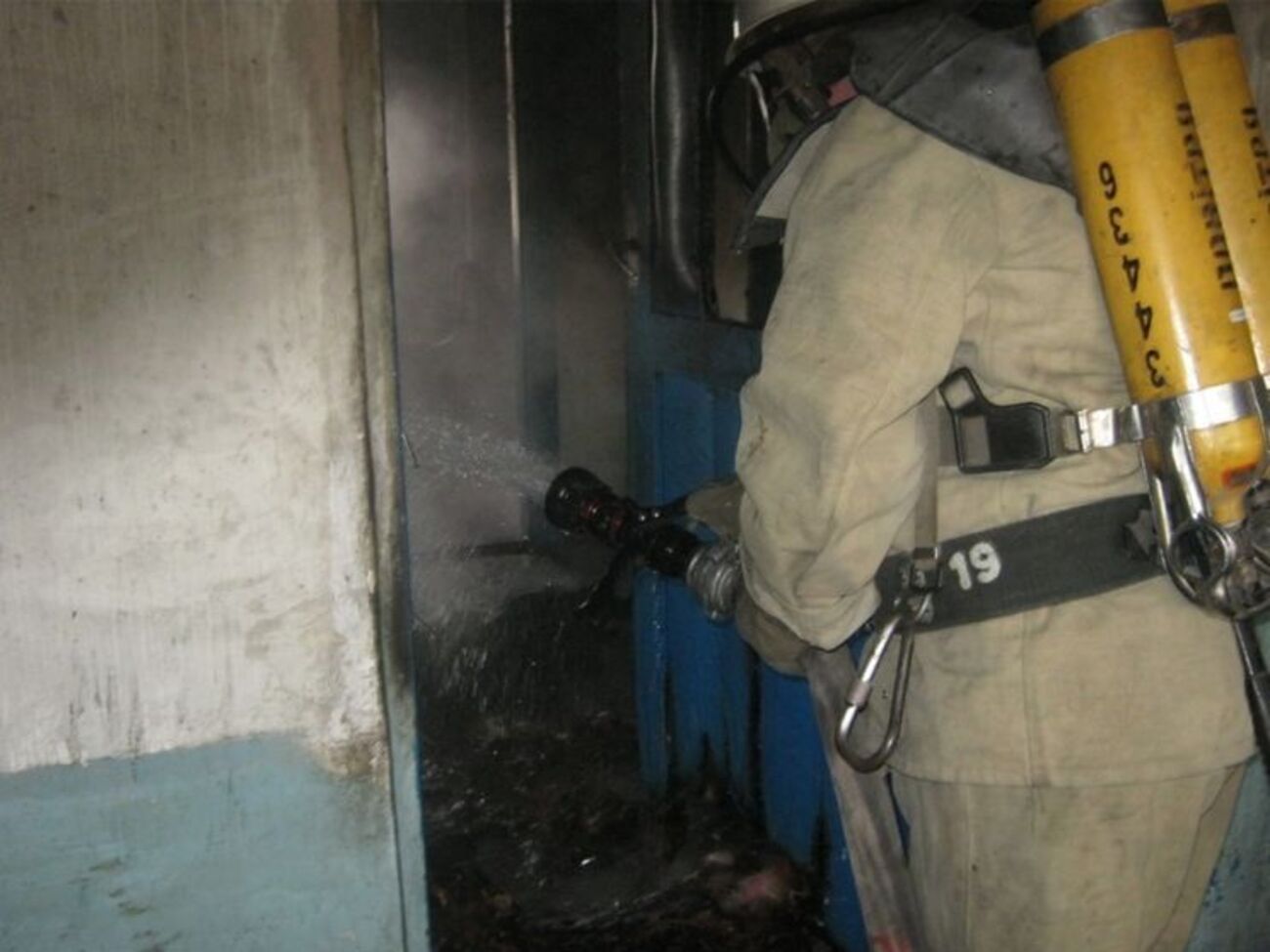 Пожар возник утром в субботу