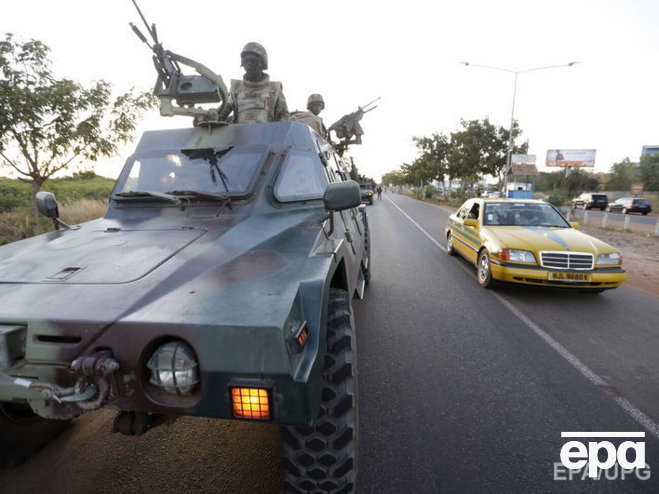 Военные вошли в Банжул