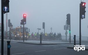 Лондон окутан густым туманом