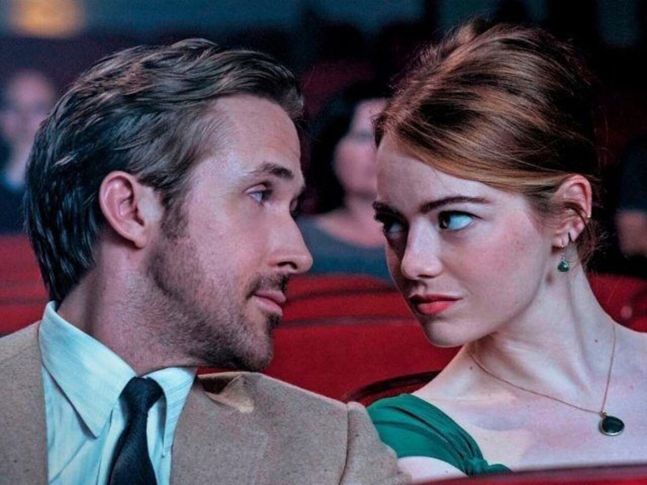 Гослинг и Стоун сыграли влюбленную пару