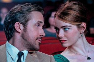 Гослинг и Стоун сыграли влюбленную пару