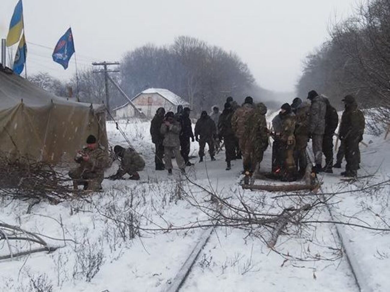 Блокпост получил название "Редут Богдана", сообщил Семенченко