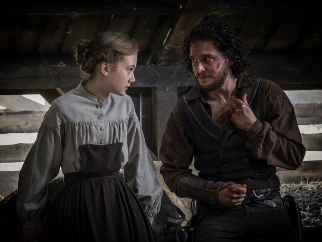 Фанинг и Харингтон снялись вместе