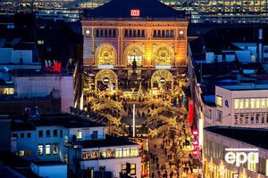 Девушка напала на полицейского на вокзале Ганновера