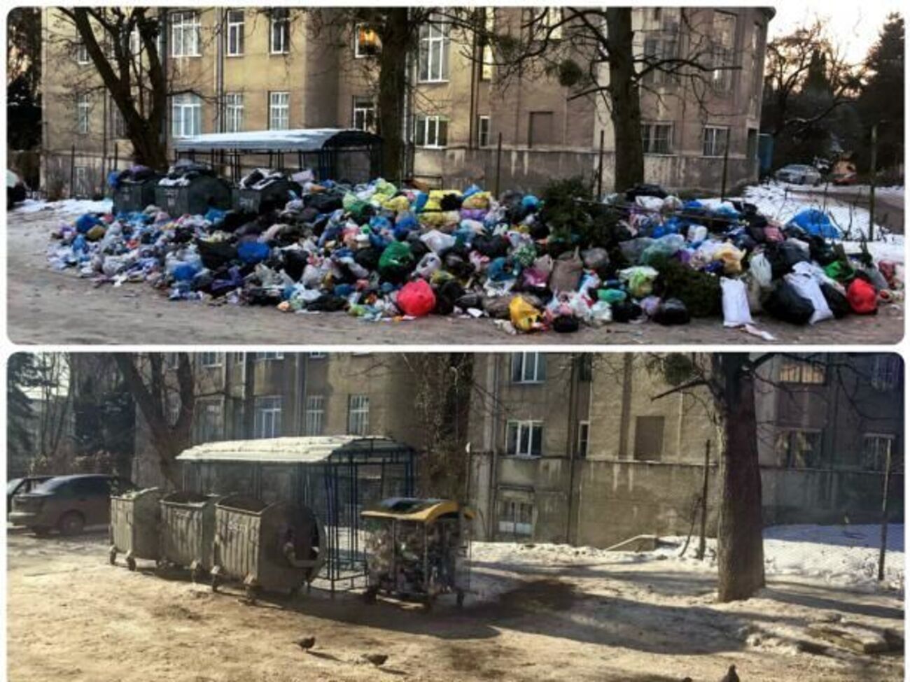 Во Львове осталось очистить 23 площадки с твердыми бытовыми отходами