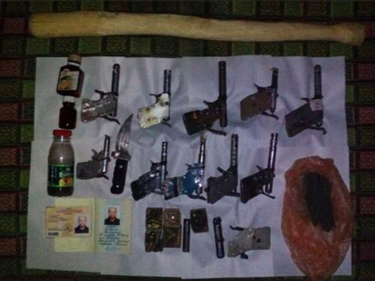 Полиция: Изъятое оружие проверяют на&nbsp;причастность к серии разбойных нападений