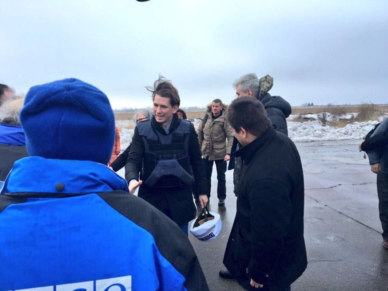 Курц хотел приехать на Донбасс, чтобы составить представление о происходящем в регионе