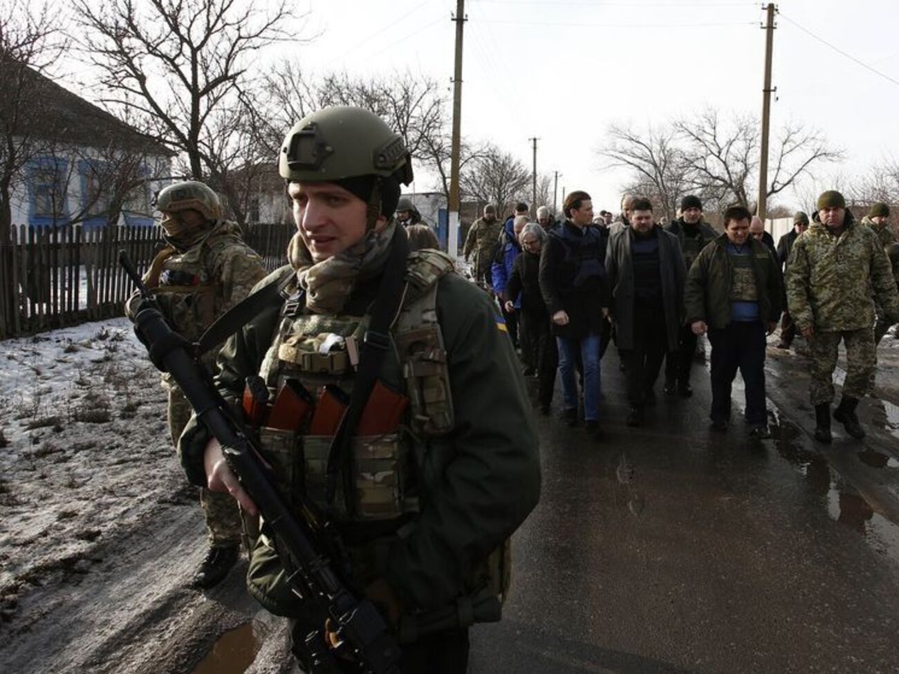 Климкин и Курц посетили линию соприкосновения в Донецкой области. Фоторепортаж