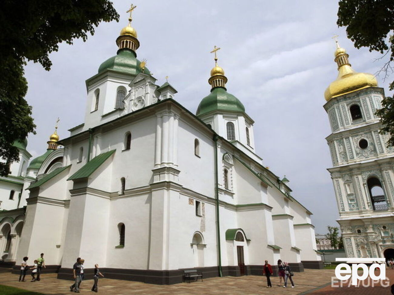 Софийский собор Киева, в котором до Второй мировой войны хранились останки Ярослава Мудрого