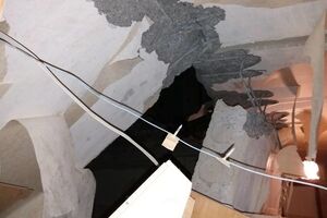 Взрыв обрушил перекрытия и межкомнатные перегородки
