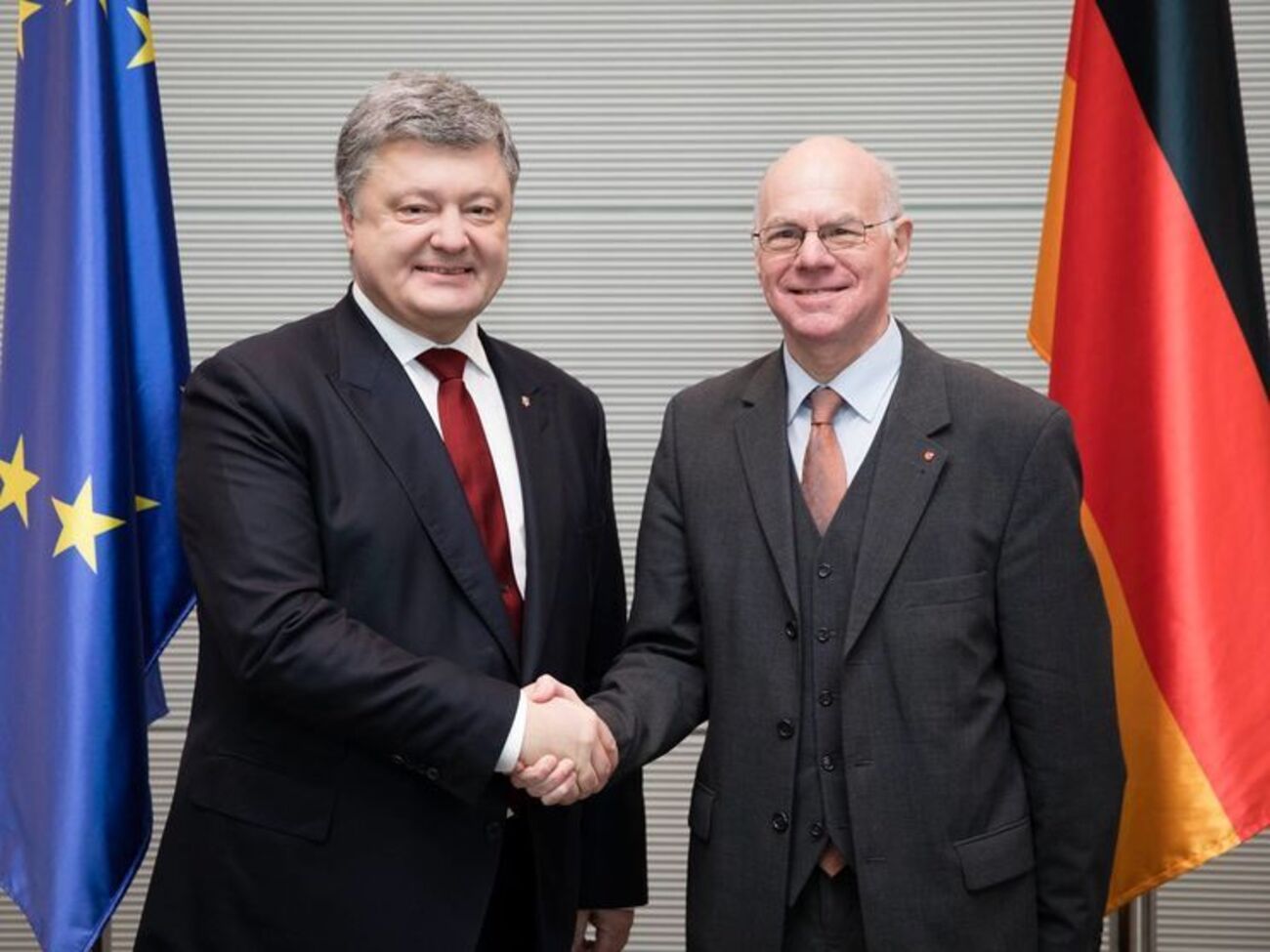 Президент Украины Петр Порошенко провел встречу с главой Бундестага Норбертом Ламмертом