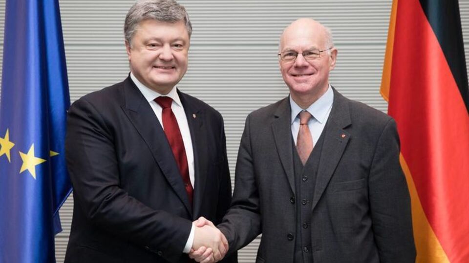 Президент Украины Петр Порошенко провел встречу с главой Бундестага Норбертом Ламмертом