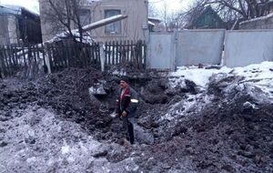 Последствия обстрелов Авдеевки