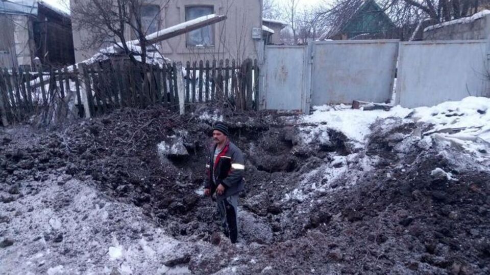 Последствия обстрелов Авдеевки