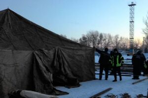 В Авдеевке развернуты семь мобильных пунктов обогрева и три полевые кухни