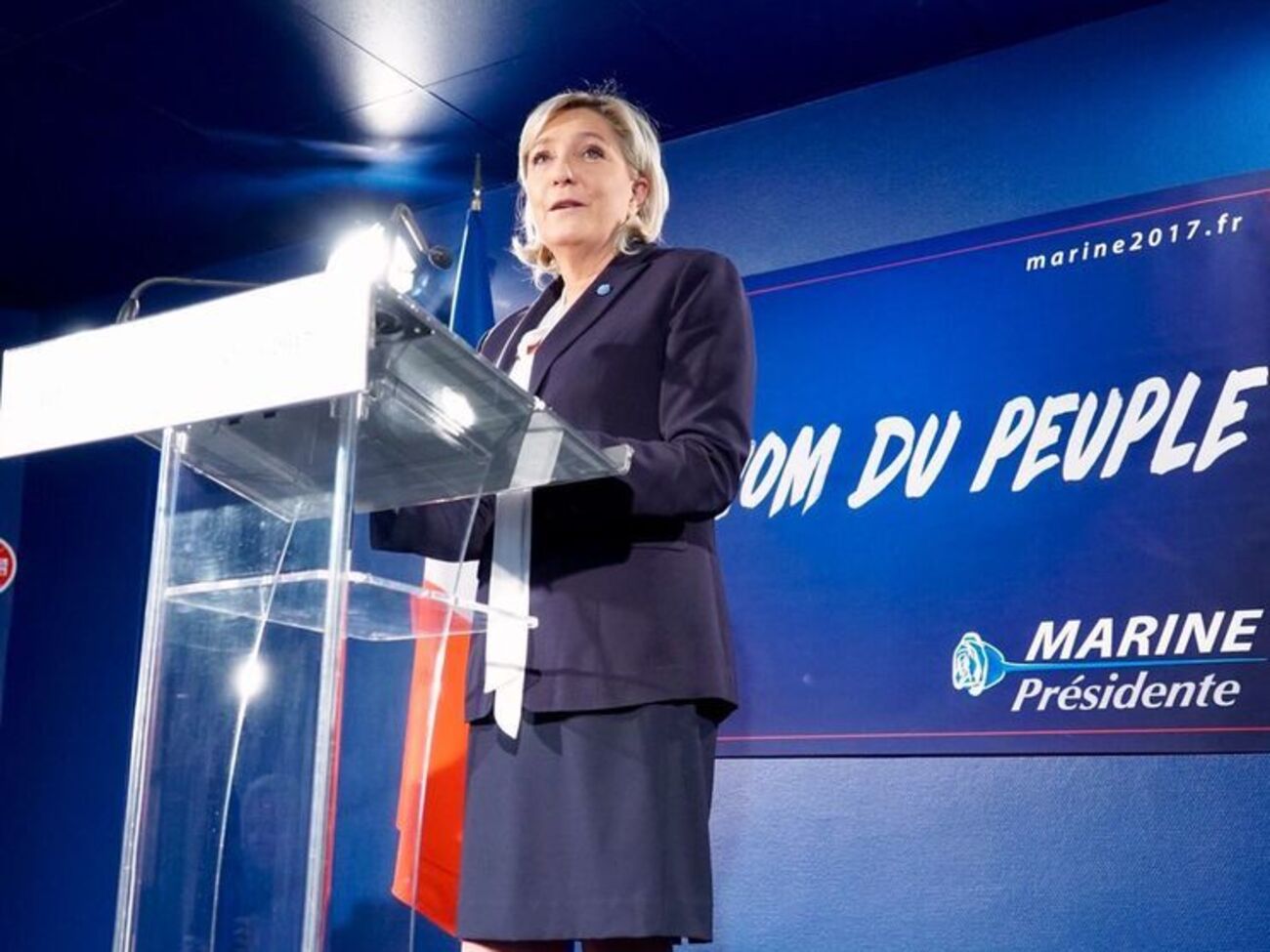 Ле Пен дала первую в новом году пресс-конференцию