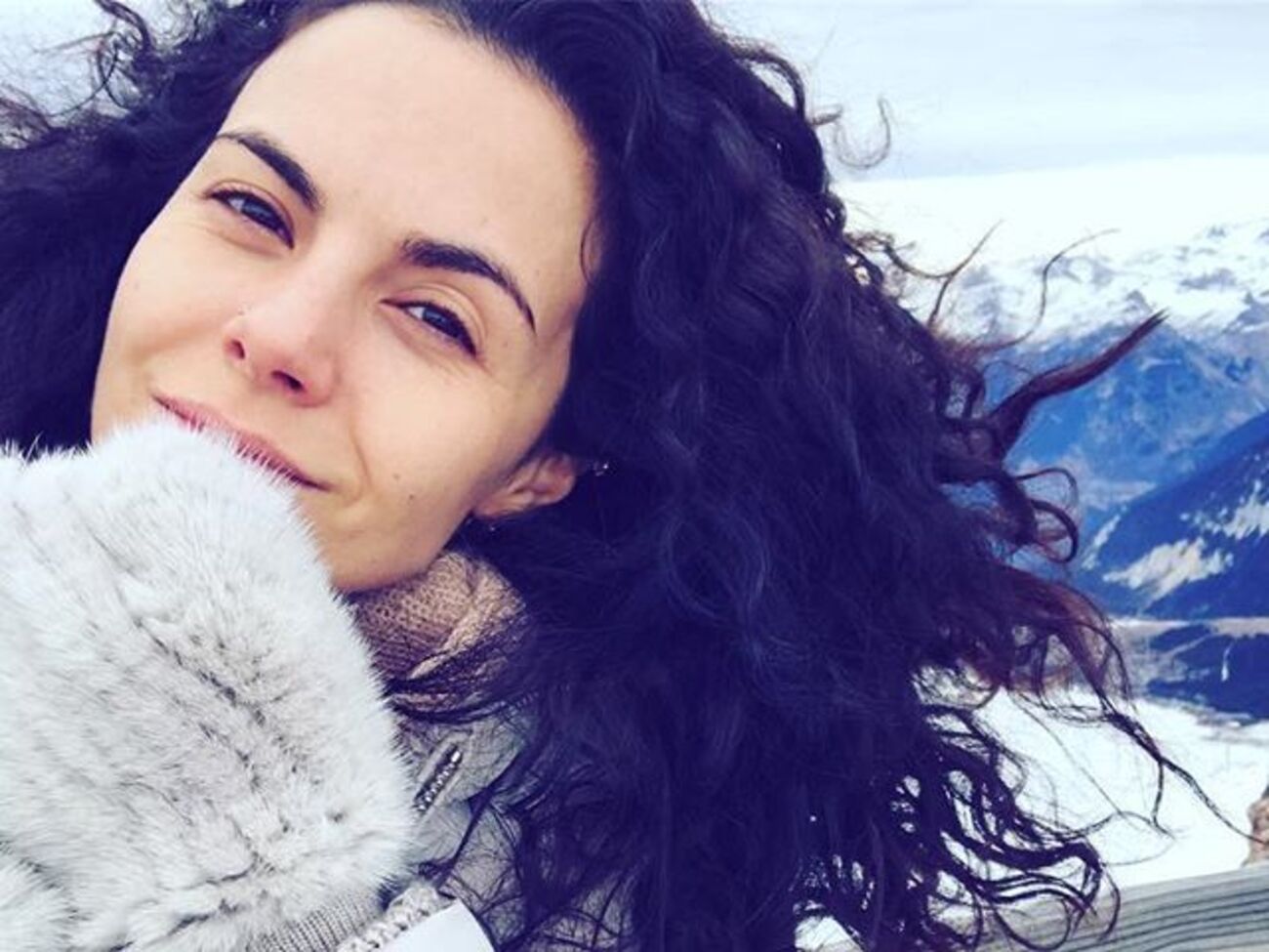 Каменских отправилась на горнолыжный курорт