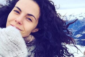 Каменских отправилась на горнолыжный курорт