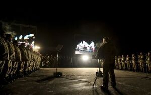 Президент Украины 31 декабря посетил военных в секторе "М"