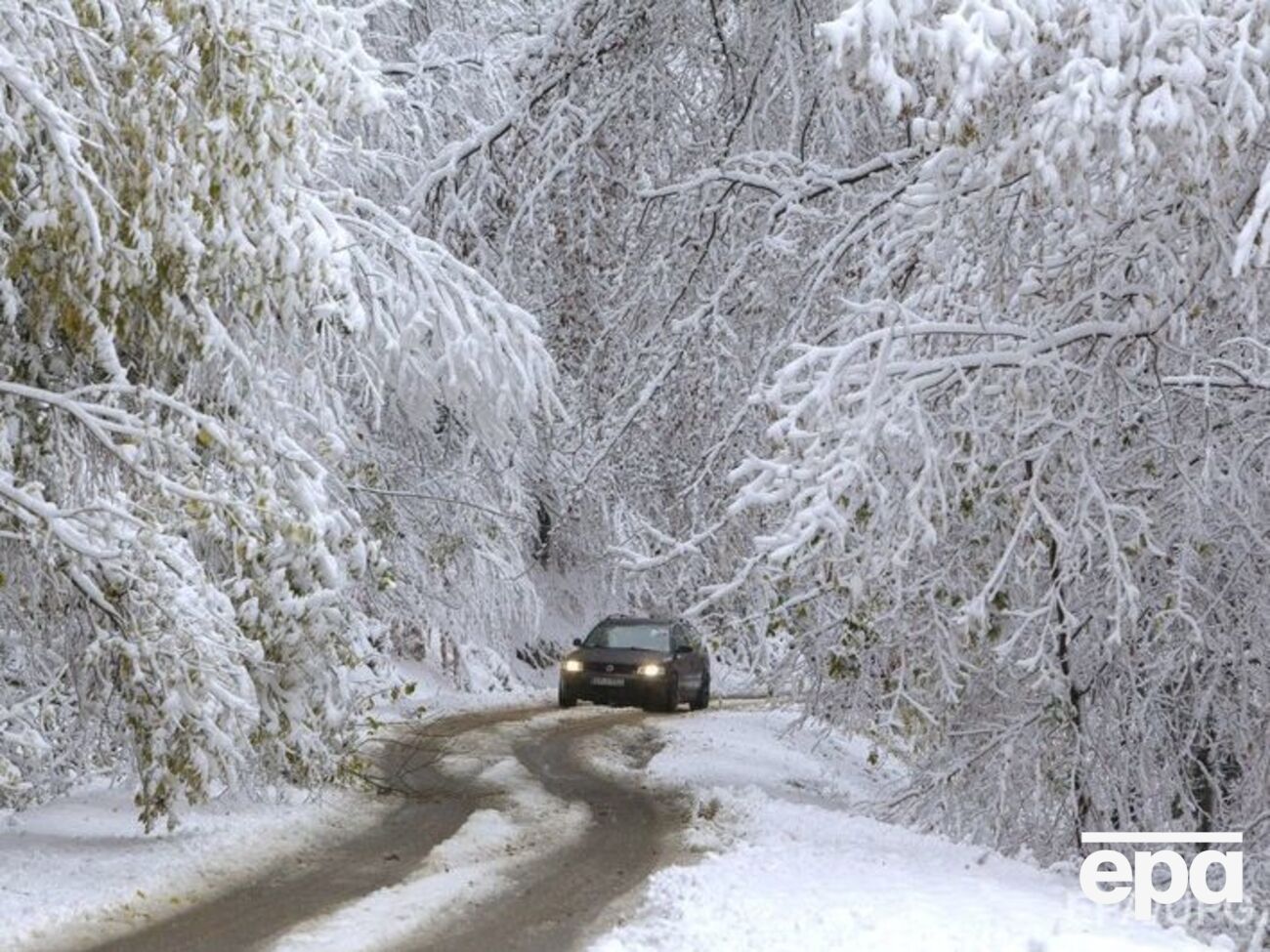 В пяти областях Украины ограничено движение автотранспорта