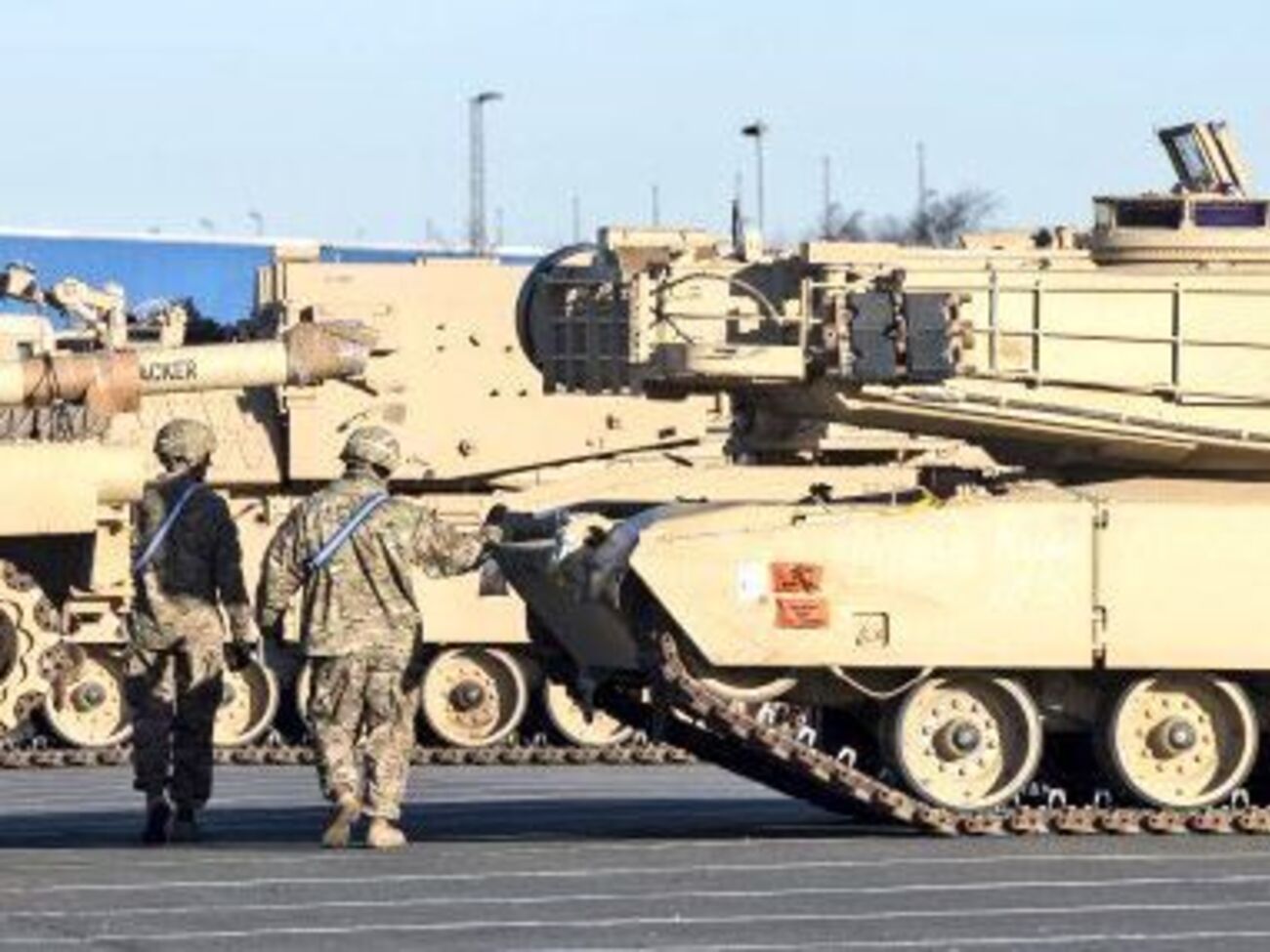 Американские танки разместили в Германии