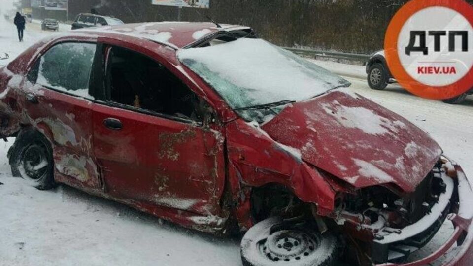 В ДТП пострадал водитель Chevrolet Aveo
