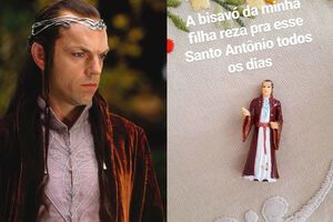 Пожилая женщина приняла Элронда за святого Антония