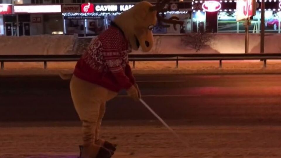 Олень, убирающий Киев