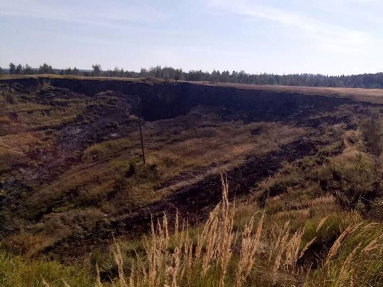 Во Львовской области образовался провал