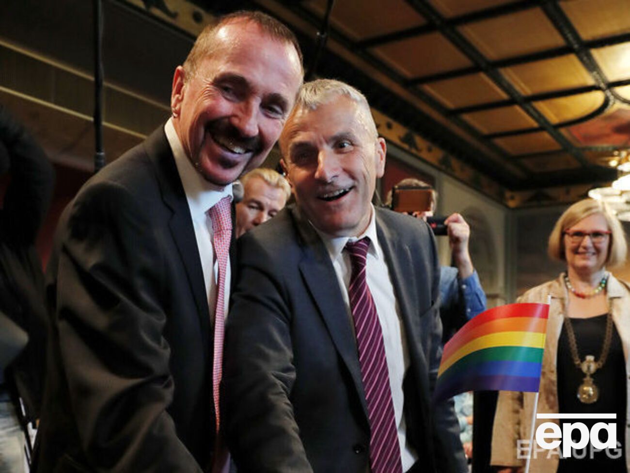 В Германии заключили первый однополый брак