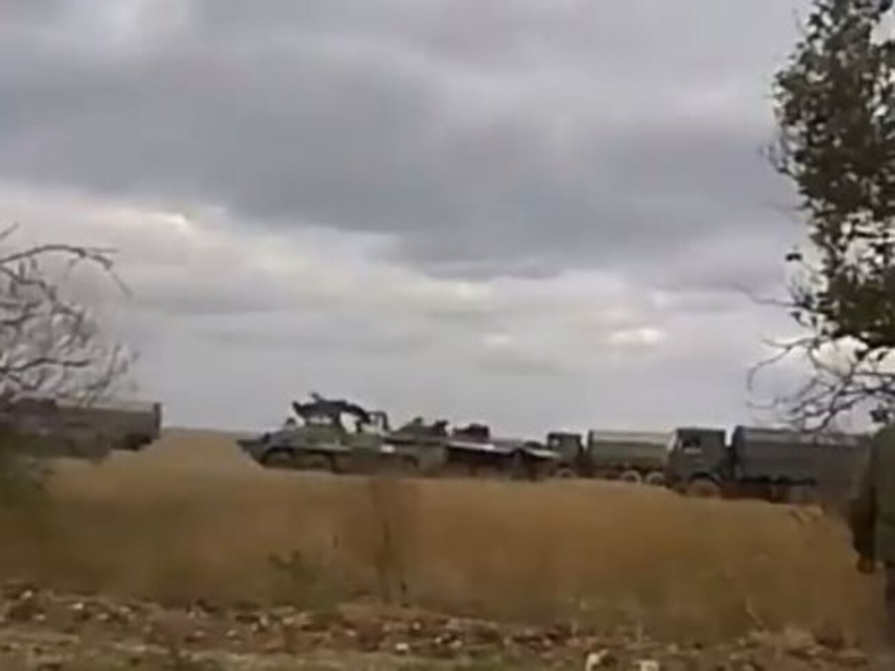 Шевкет Наматуллаев:&nbsp;Военную технику сопровождали вертолеты