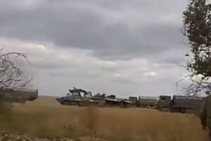 Шевкет Наматуллаев: Военную технику сопровождали вертолеты