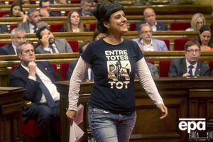 Один із лідерів лівих радикалів Габріель заявила у каталонському парламенті, що чекала від Пучдемона зовсім іншого