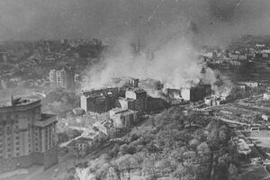 Район площади Сталина (ныне Европейской). Осень 1943 года