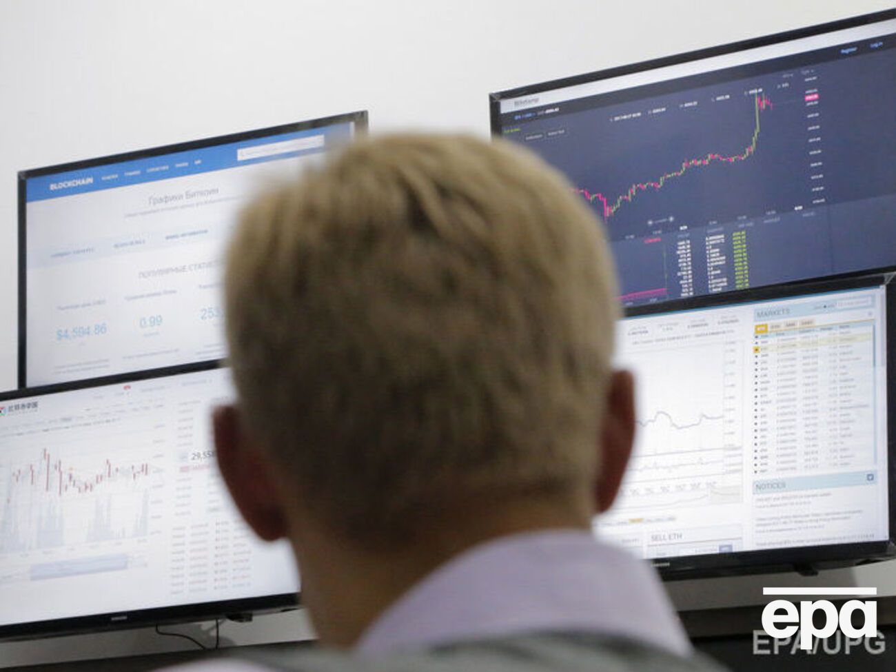 Стоимость биткоина в ходе торгов поднималась до $5856,1