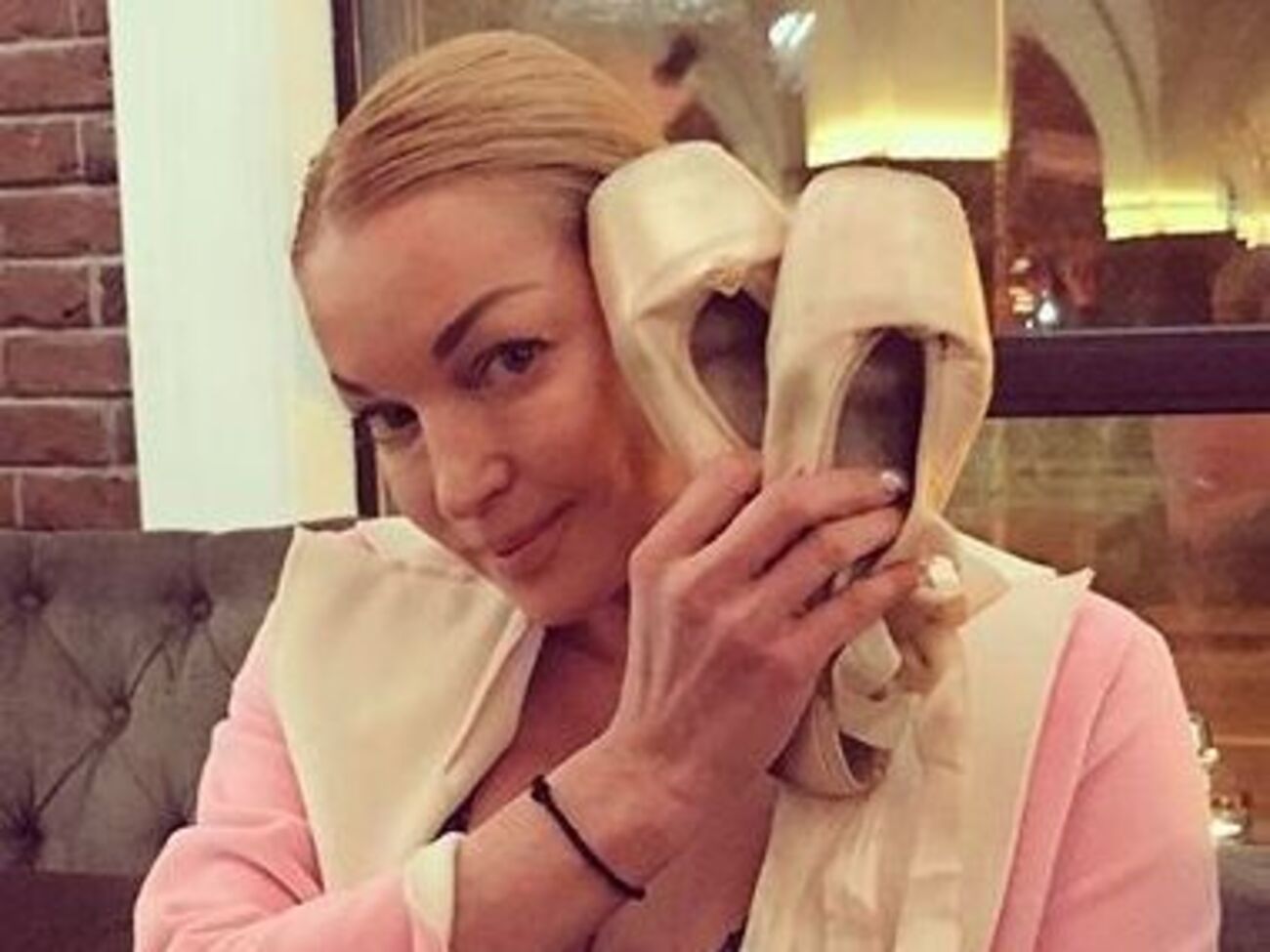 Волочкова показала, як займається балетом