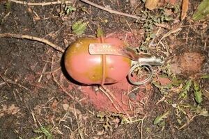 Чоловік викинув гранату, побачивши поліцейських