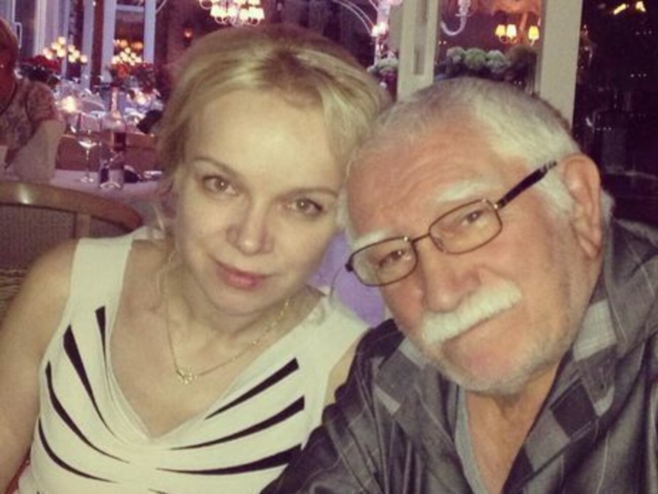 Джигарханян женился на Цымбалюк-Романовской в 2016 году