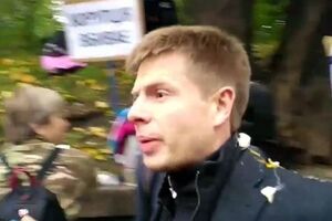 Гончаренко про кинуте в нього яйце: Це корисно для волосся