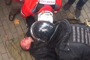 Тим, хто травмував поліцейського, загрожує до 14 років позбавлення волі