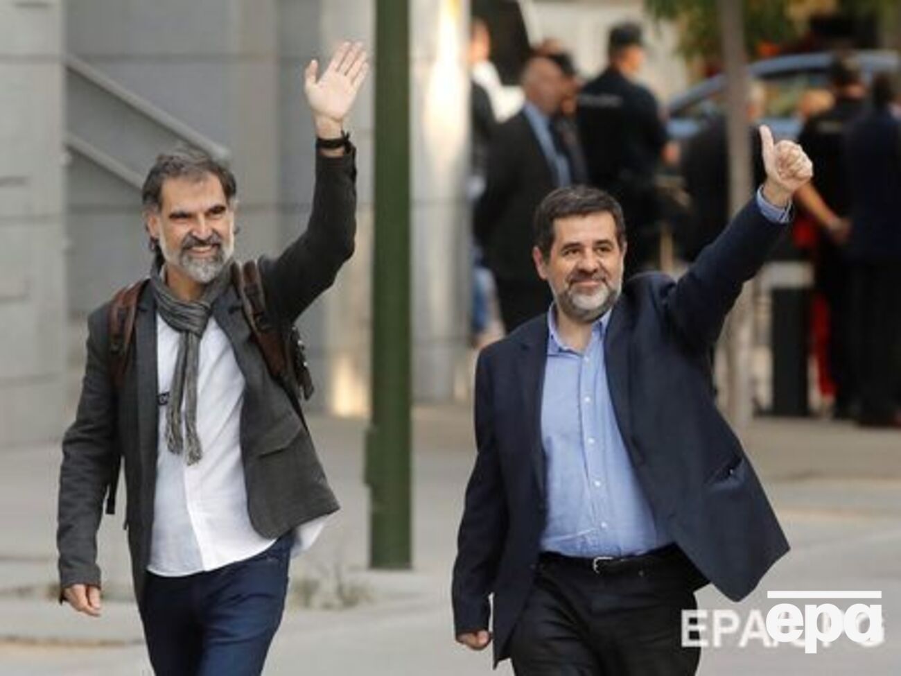 Куишар (слева) и Санчес арестованы судом Мадрида