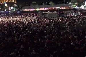 Очевидець записав відео у момент нападу в Лас-Вегасі