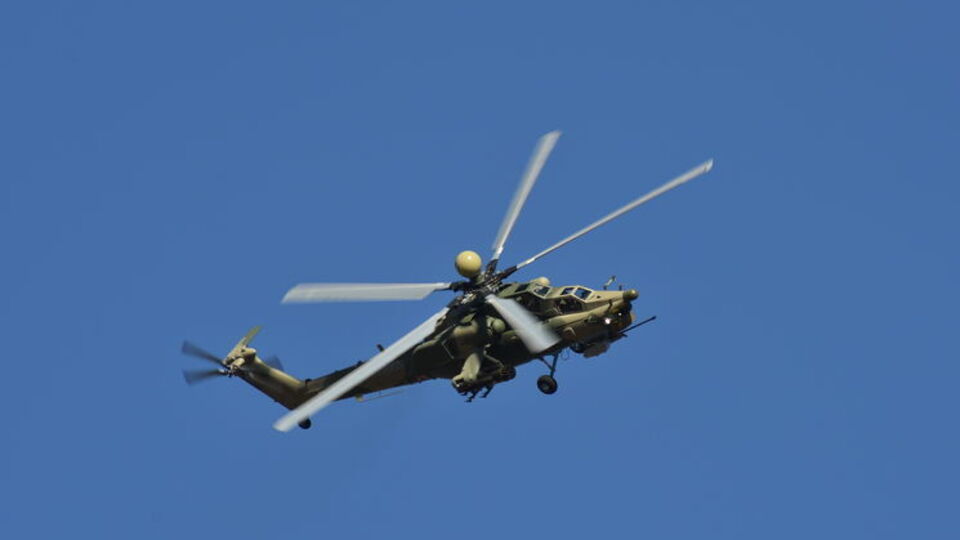 Ми-28УБ способен развивать скорость до 300 км/ч