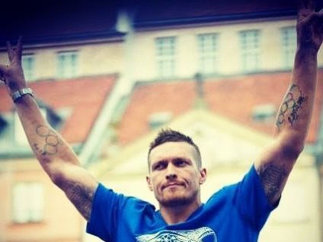 Усик побывал на передовой