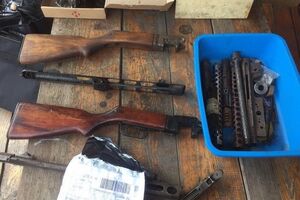 Во время обысков сотрудники СБУ изъяли более 120 деталей для восстановления оружия