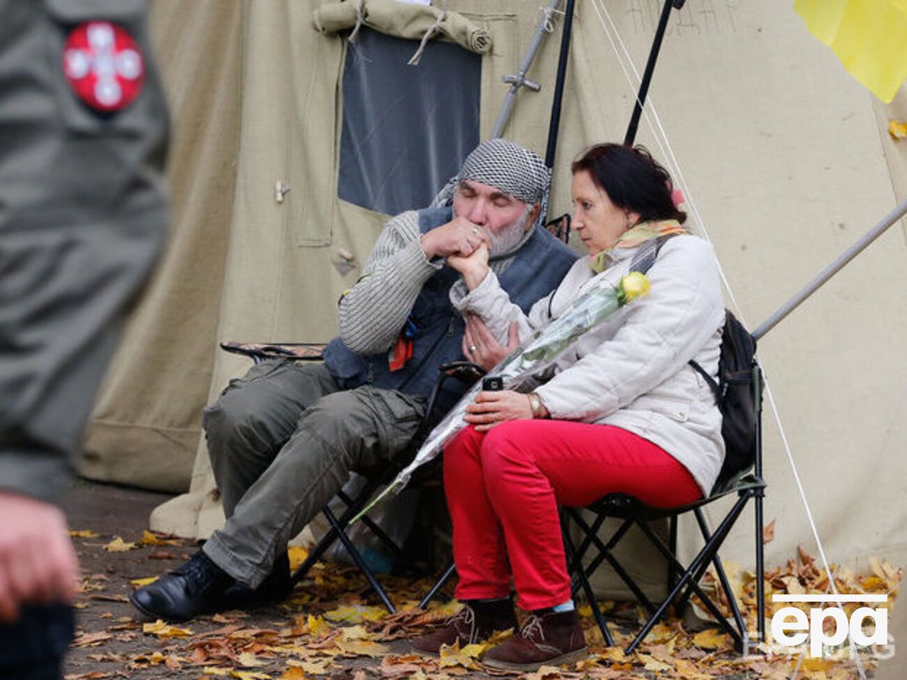 У Верховной Рады установлено больше 30 палаток