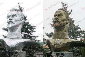 Изображение Дзержинского (слева) изменили