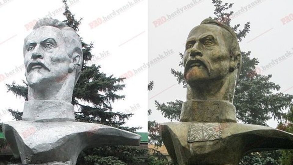 Изображение Дзержинского (слева) изменили