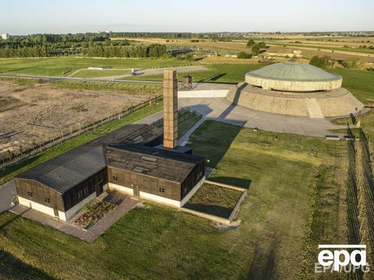 Майданек розташований на околиці Любліна