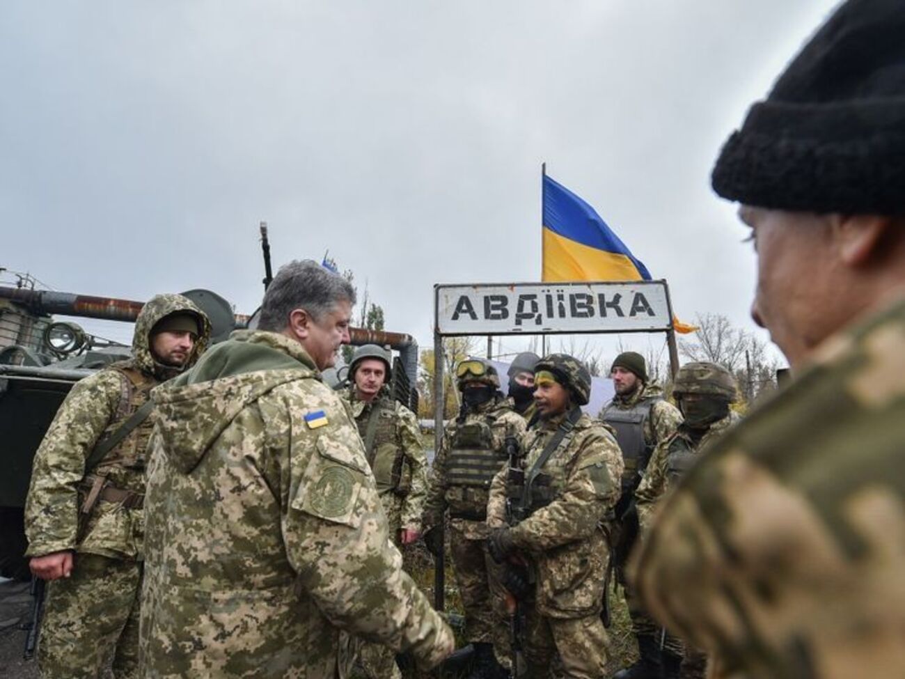 Порошенко посетил Авдеевку